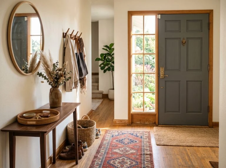 Small Entryway Rug Looks That Actually Make a Difference