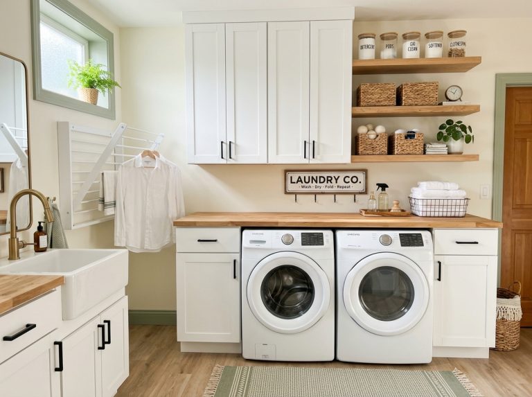 Laundry Room Storage Looks That Actually Make the Space Work