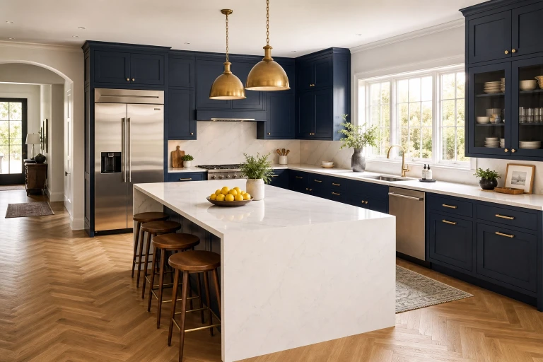 Blue Kitchen Looks That Are Worth Every Bit of the Hype