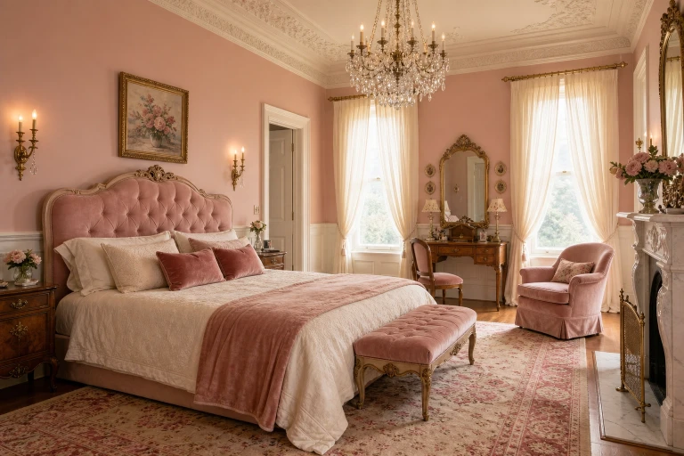 Pink Victorian Bedroom Looks That Are Seriously Worth Copying