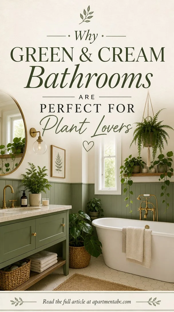 Why Green & Cream Bathrooms Are Perfect for Plant Lovers